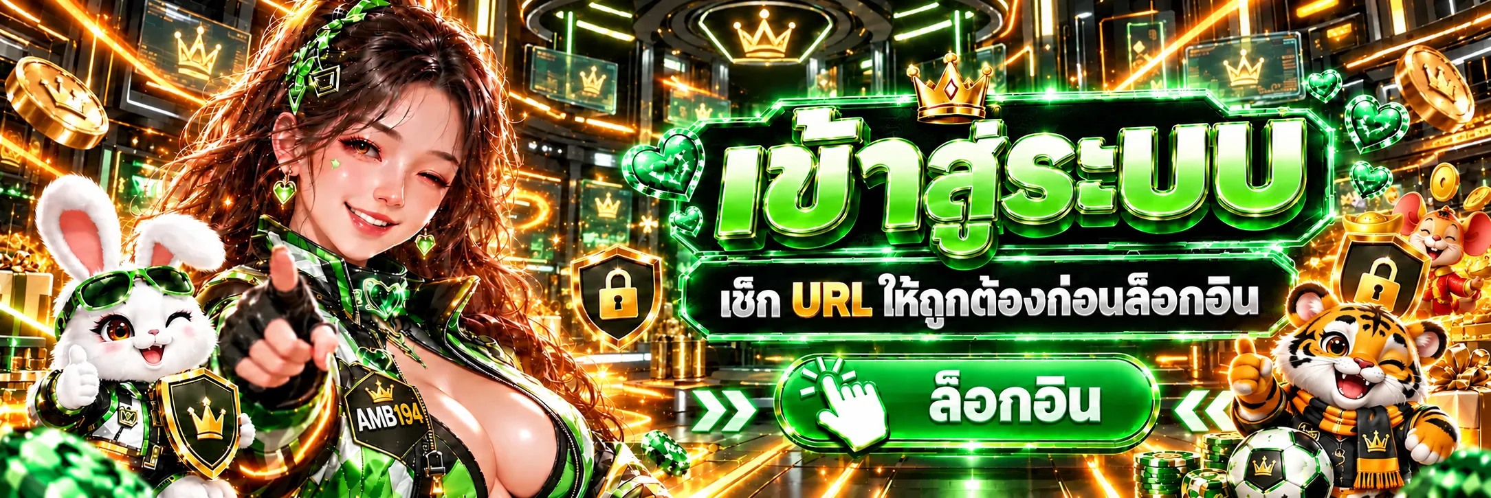 AMB194 ทางเข้าเว็บตรงพร้อมจุดตรวจ URL ก่อนล็อกอิน